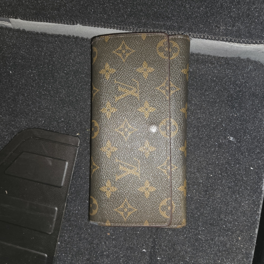 Louis Vuitton Brown and Gold Monogram Clutch